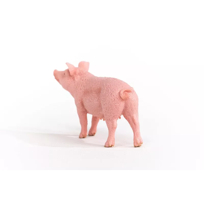 Figurka Schleich świni z farmy model 13933, różowa, zalecany wiek 3+