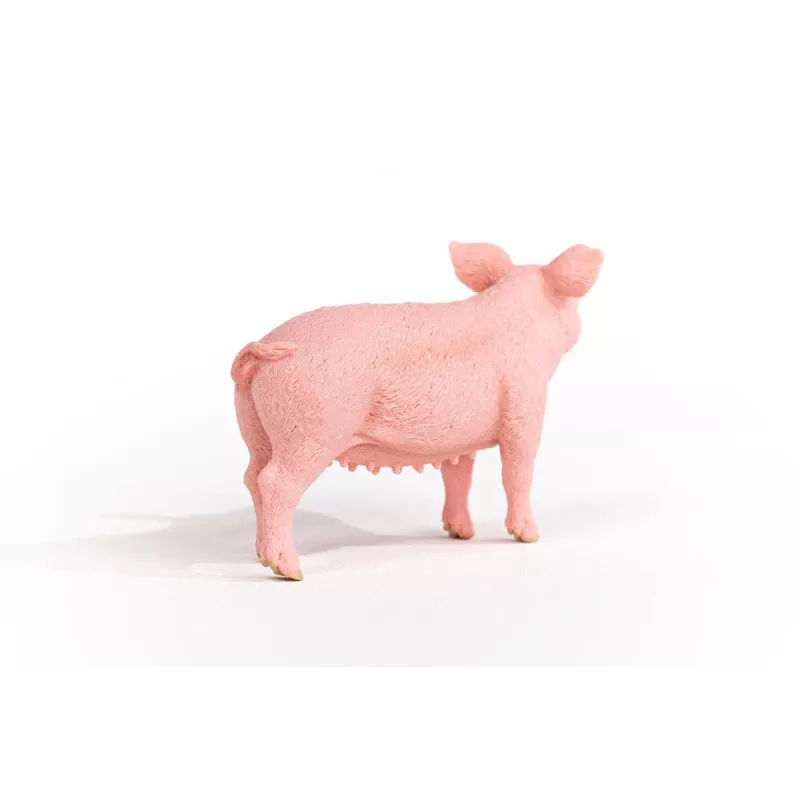 Figurka Schleich świni z farmy model 13933, różowa, zalecany wiek 3+