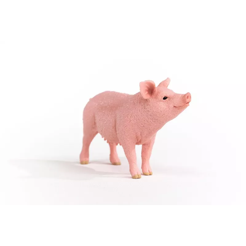 Figurka Schleich świni z farmy model 13933, różowa, zalecany wiek 3+