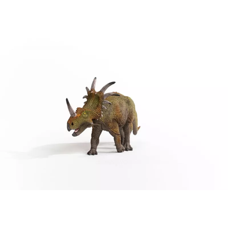 schleich Dinosaurs Styracosaurus, 4 lata, Podbój Ziemi, Dinozaury i wulkan, Zielony, Szary, Plastik