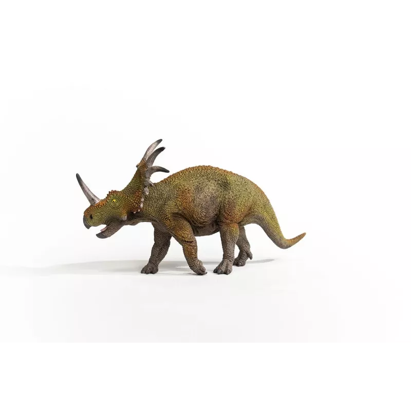 schleich Dinosaurs Styracosaurus, 4 lata, Podbój Ziemi, Dinozaury i wulkan, Zielony, Szary, Plastik