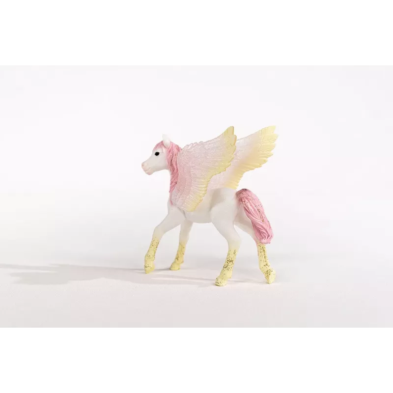 schleich BAYALA Źrebię Pegaza Wschodu Słońca, 5 lat, Jednorożec / Pegaz, Jednorożce i Wróżki, Wielokolorowy, Plastik