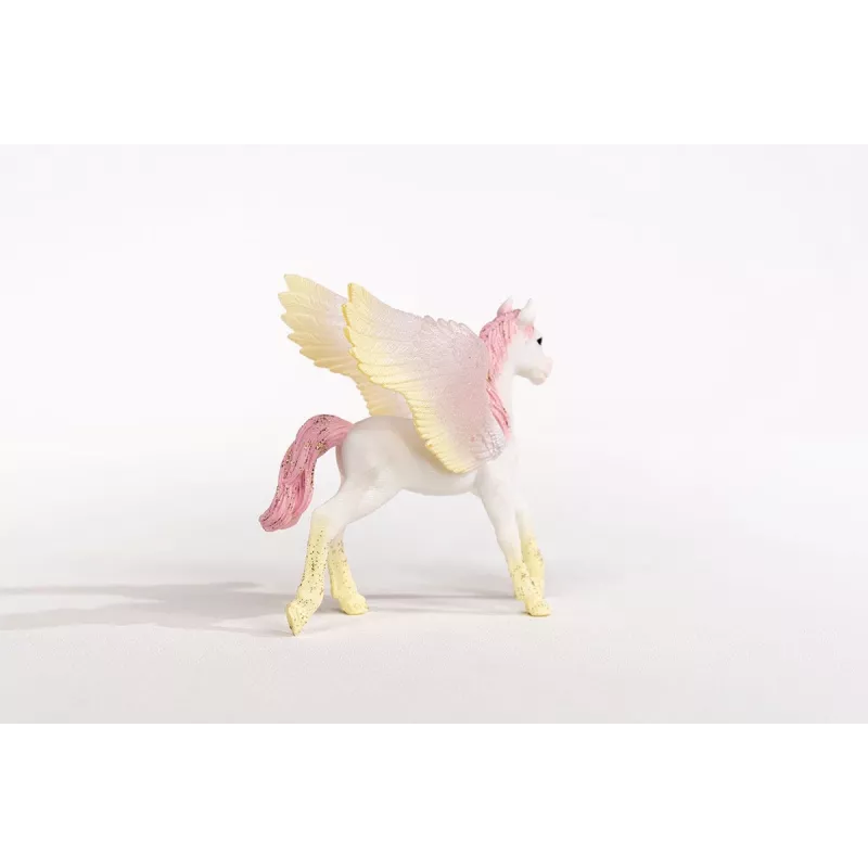 schleich BAYALA Źrebię Pegaza Wschodu Słońca, 5 lat, Jednorożec / Pegaz, Jednorożce i Wróżki, Wielokolorowy, Plastik