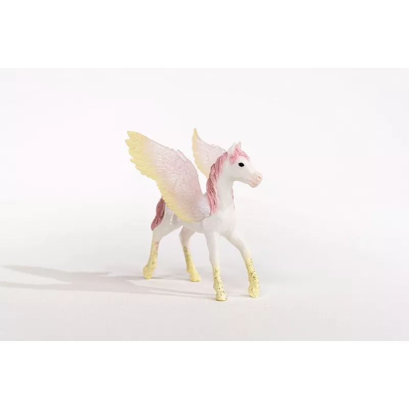 schleich BAYALA Źrebię Pegaza Wschodu Słońca, 5 lat, Jednorożec / Pegaz, Jednorożce i Wróżki, Wielokolorowy, Plastik