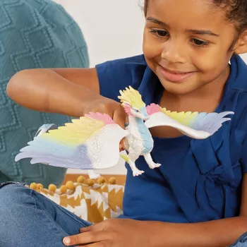 schleich BAYALA Tęczowy Smok, 5 lat, Jednorożec / Pegaz, Jednorożce i Wróżki, Wielokolorowy, Plastik