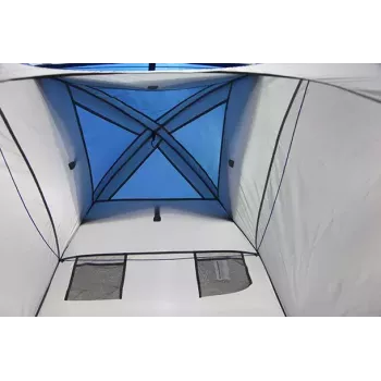 Namiot High Peak Lido Wodoodporny 100 cm Niebieski Szary 2 Kieszenie Włókno Szklane