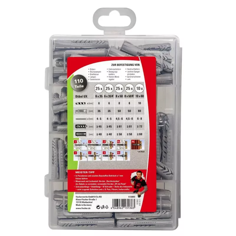 Kotwa rozporowa Fischer MEISTER-BOX UX/UX R