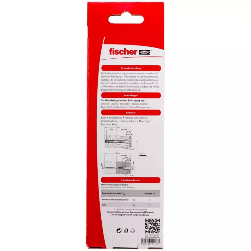 Zestaw wkrętów i kołków Fischer 512173