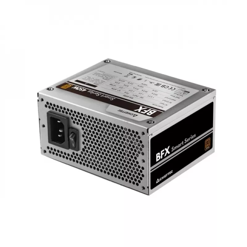 Chieftec Smart 450W zasilacz 20+4 pin ATX ATX Czarny, Srebrny