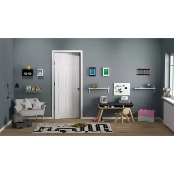 room copenhagen Półka LEGO Brick 8+4 czarna — modułowa półka ścienna z 2 półkami