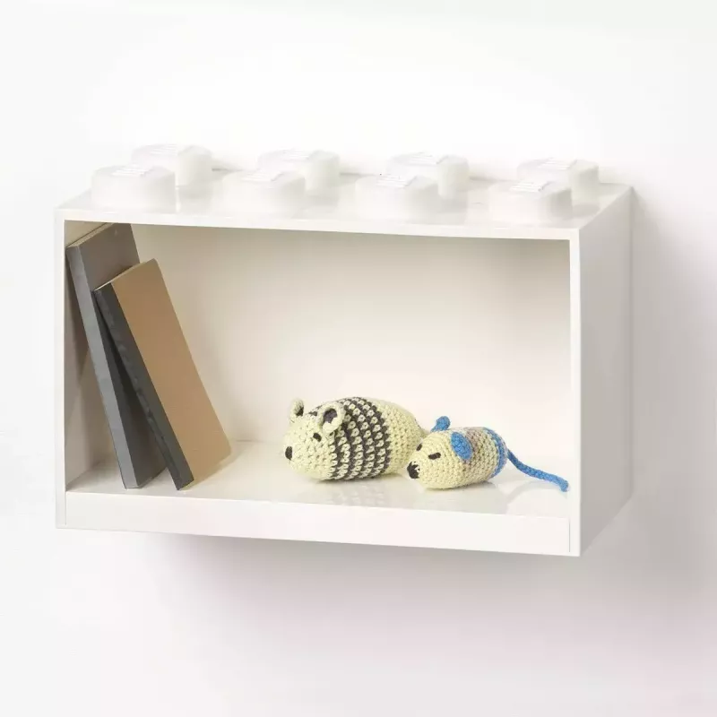 Shelf Room Copenhagen LEGO Brick 8 biały by room copenhagen, model 41151735