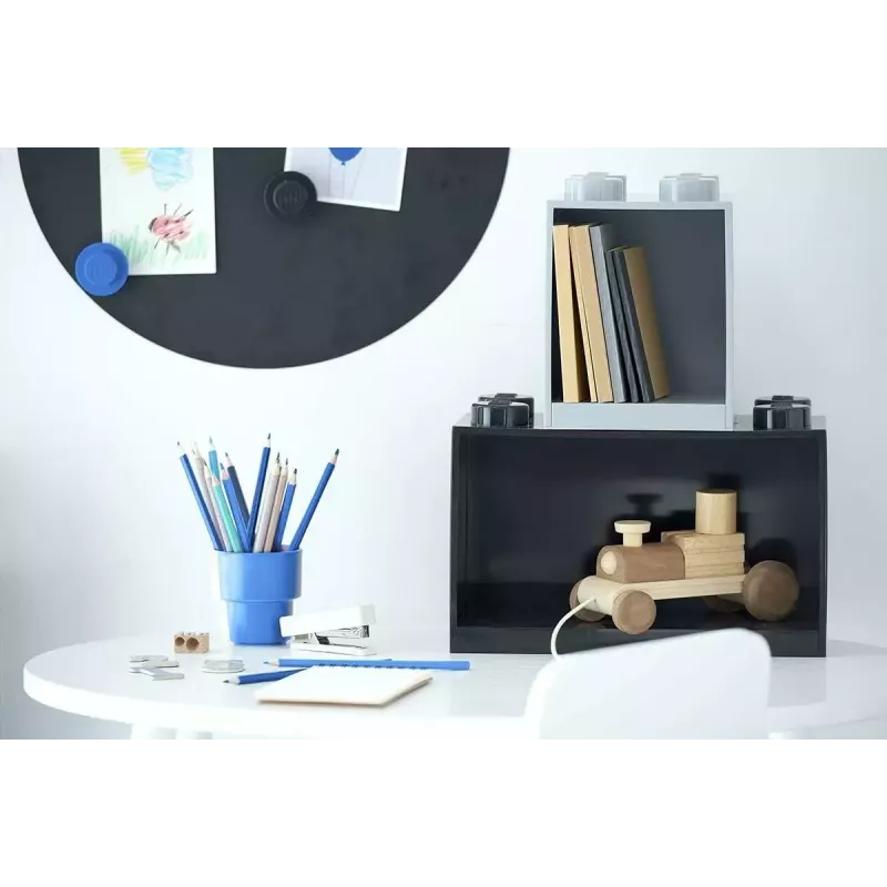 Shelf Room Copenhagen LEGO Brick 4-shelf light szary by room copenhagen, model 41141740