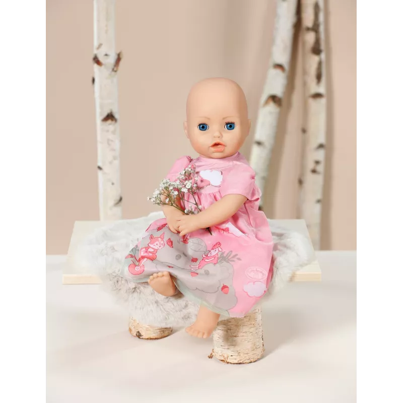 Sukienka Baby Annabell różowa 43cm