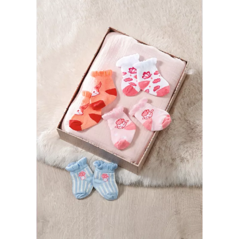 Skarpetki Baby Annabell, Skarpetki dla lalek, 3 lata Skarpetki Baby Annabell. Rodzaj produktu: Skarpetki dla lalek, Zalecany wiek (min.): 3 lata, Składane