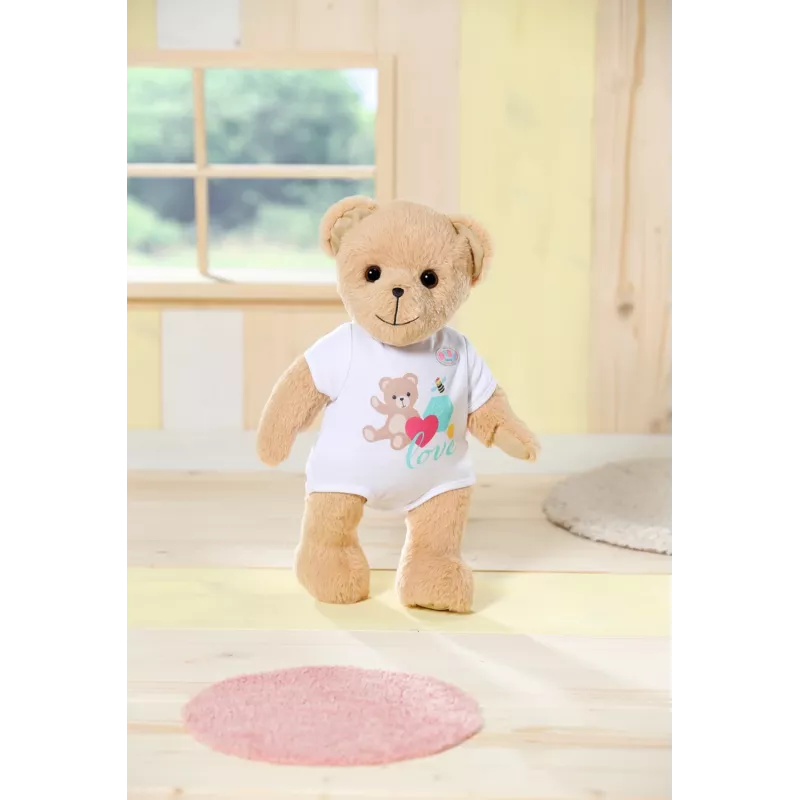 Miś pluszowy BABY born Bear biały od 0 do 12 lat