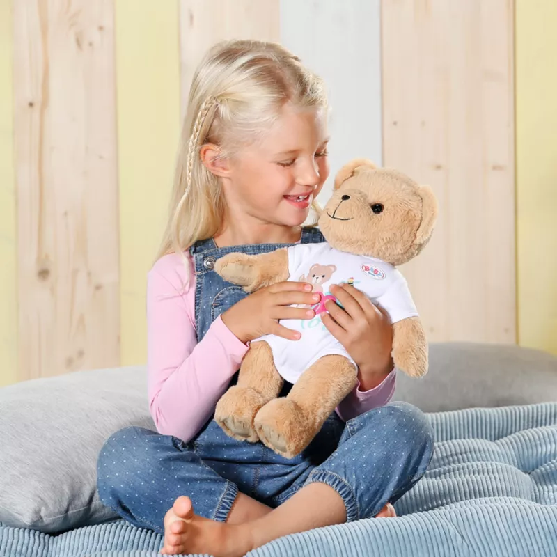 Miś pluszowy BABY born Bear biały od 0 do 12 lat