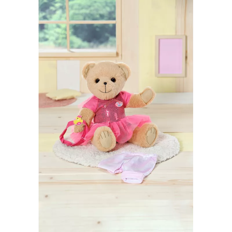 Miś pluszowy BABY born Bear biały od 0 do 12 lat