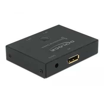 Przełącznik DELOCK DisplayPort 2 - 1 - dwukierunkowy 8K 30 Hz