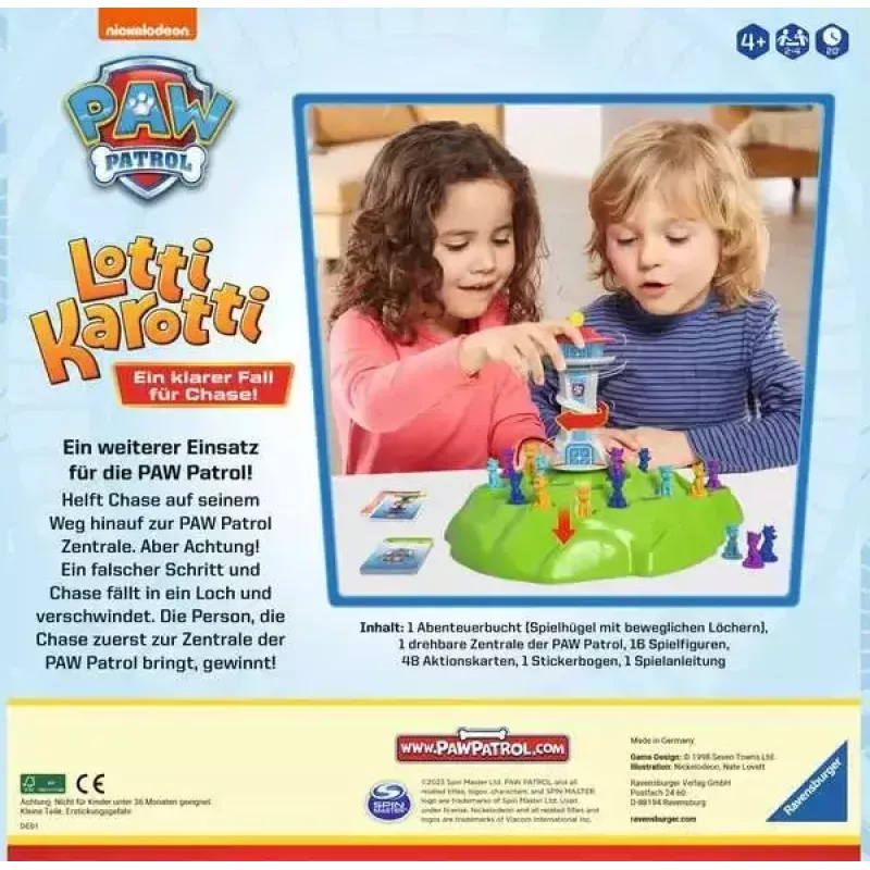 Gra planszowa Ravensburger 22372 Gra rodzinna 20 min 4 lata
