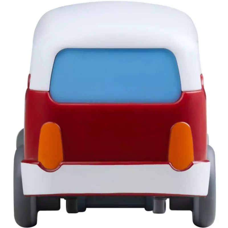 Bus HABA Kullerbu Momentum Motor Mini Bus niebiesko-szaro-czerwono-biały