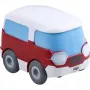 Bus HABA Kullerbu Momentum Motor Mini Bus niebiesko-szaro-czerwono-biały