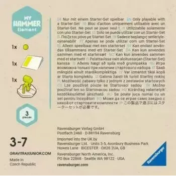 GraviTrax Junior Element Młotek Ravensburger 27518 Żółty 7 lat