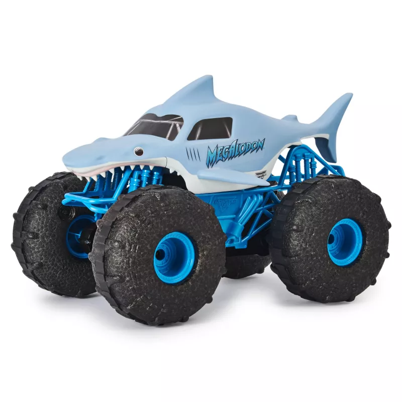 Monster Jam, Oficjalny Megalodon STORM — Zdalnie sterowany monster truck terenowy, skala 1:15