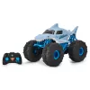 Monster Jam, Oficjalny Megalodon STORM — Zdalnie sterowany monster truck terenowy, skala 1:15