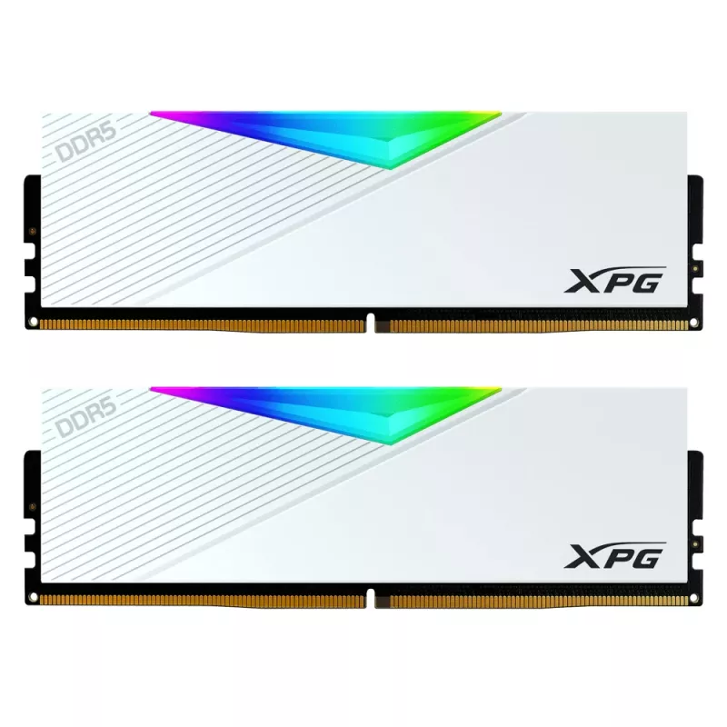 DIMM 64 GB DDR5-6400 (2x 32 GB) Dual-Kit, Arbeitsspeicher weiß, AX5U6400C3232G-DCLARWH, Lancer RGB, INTEL XMP