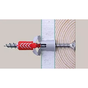 Wkręt Fischer 670501 — wkręt do drewna stalowy 100 mm, średnica 6 mm, gwint 60 mm, opakowanie 25 szt.