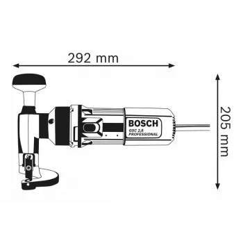 Bosch 0 601 506 103 nożyce elektryczne/nibbler 2400 suwów/min 500 W
