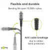Kabel Lightning Wentronic 49267 0,5 m czarno-szary