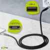 Kabel Lightning Wentronic 49267 0,5 m czarno-szary