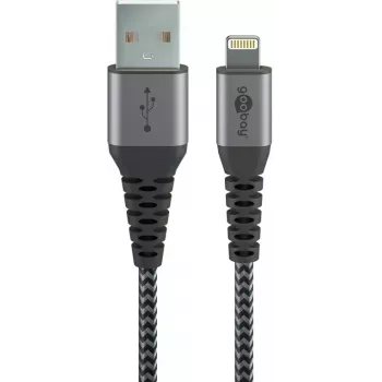 Kabel Lightning Wentronic 49267 0,5 m czarno-szary