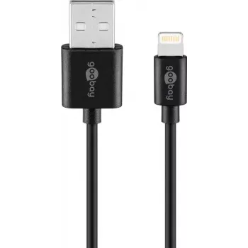 Kabel do ładowania i synchronizacji Goobay Lightning USB 1 m Lightning USB A CE MFi