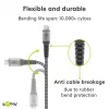 Kabel USB Wentronic 49282 USB 2.0 1 m Micro-USB B USB A Czarny Szary