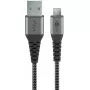 Kabel USB Wentronic 49282 USB 2.0 1 m Micro-USB B USB A Czarny Szary