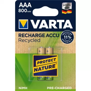 VARTA Recharge bateria Recycled 800mah Aaa Nimh 2 Pack