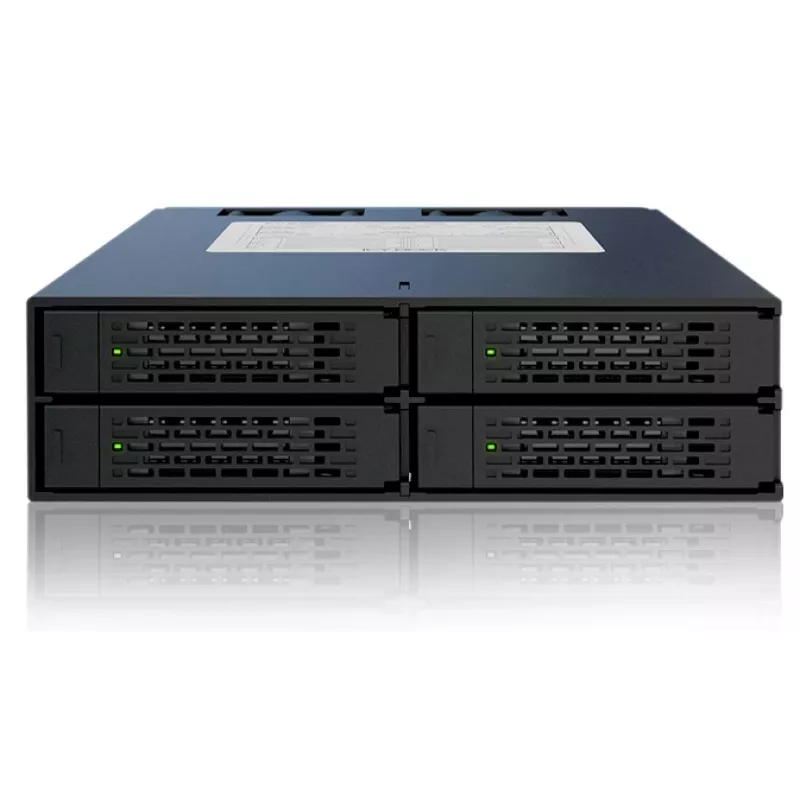 ICYDOCK ToughArmor Full Metal 4 Bay 2.5in SATA HDD & SSD Backplane Cage for External 5.25in Bay