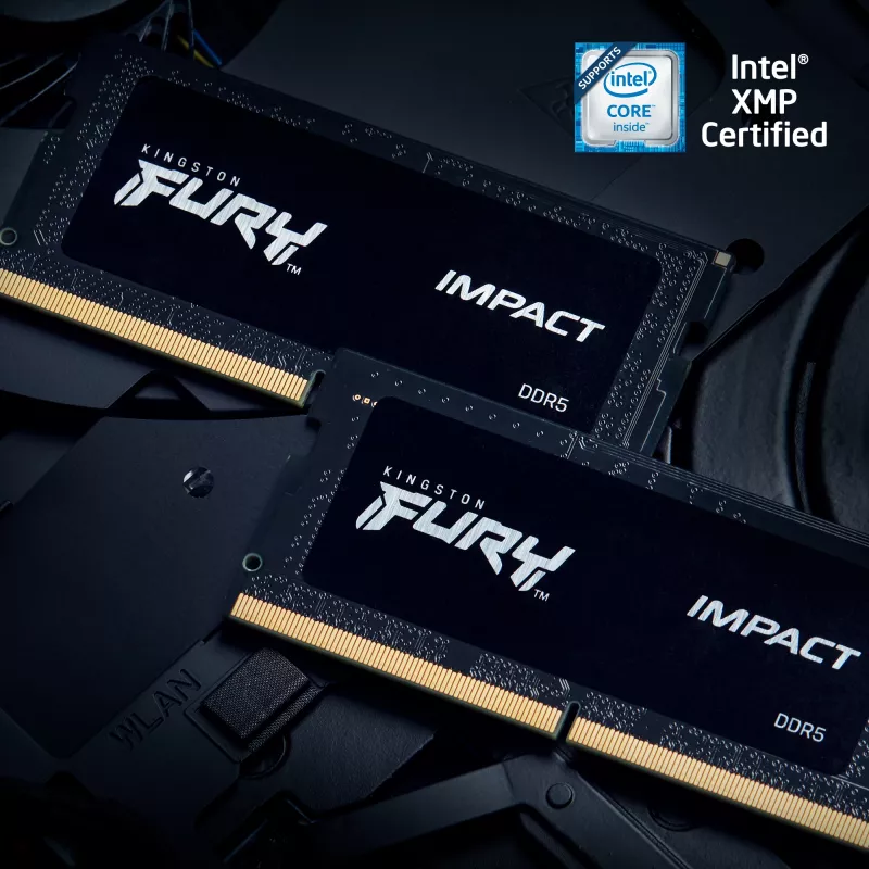 Kingston Technology FURY 32GB 6000MT/s DDR5 CL38 SODIMM (kit 2 sztuk) Impact XMP
