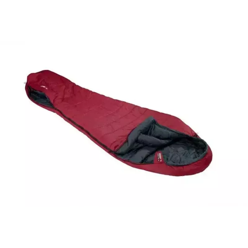 Śpiwór mumia High Peak Hyperion 1M Nylon Szary Czerwony 210 cm