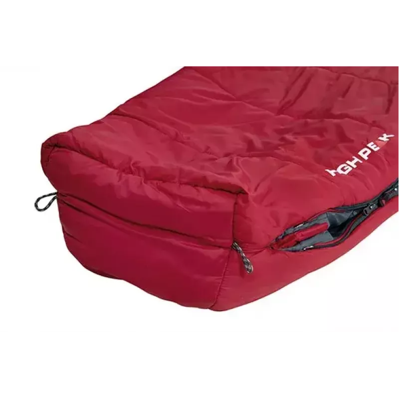 Śpiwór mumia High Peak Hyperion 1M Nylon Szary Czerwony 210 cm