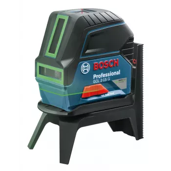 Bosch GCL 2-15 G niwelator liniowo-punktowy 10 m 500-540 nm (< 10 mW)
