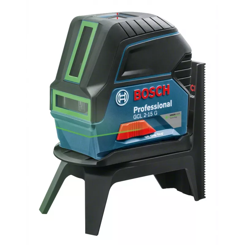 Bosch GCL 2-15 G niwelator liniowo-punktowy 10 m 500-540 nm (< 10 mW)