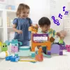 MEGA BLOKS Fisher Price Muzyczna Farma Zespół Sensoryczne Klocki Zabawka (45 Części) dla Maluchów