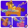 MEGA BLOKS Fisher Price Muzyczna Farma Zespół Sensoryczne Klocki Zabawka (45 Części) dla Maluchów