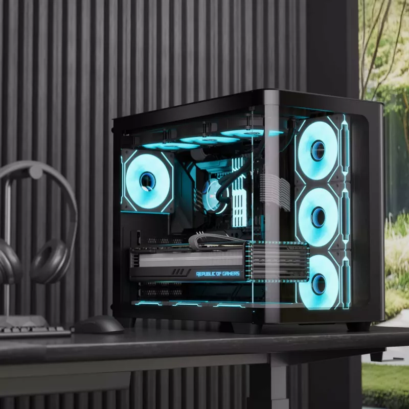 Aerocool P500C Midi Tower Czarny