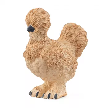 Figurka Schleich Silkie Chicken model 14891 – figurka zwierzęcia gospodarskiego, wielokolorowa, dla dzieci w wieku 3+