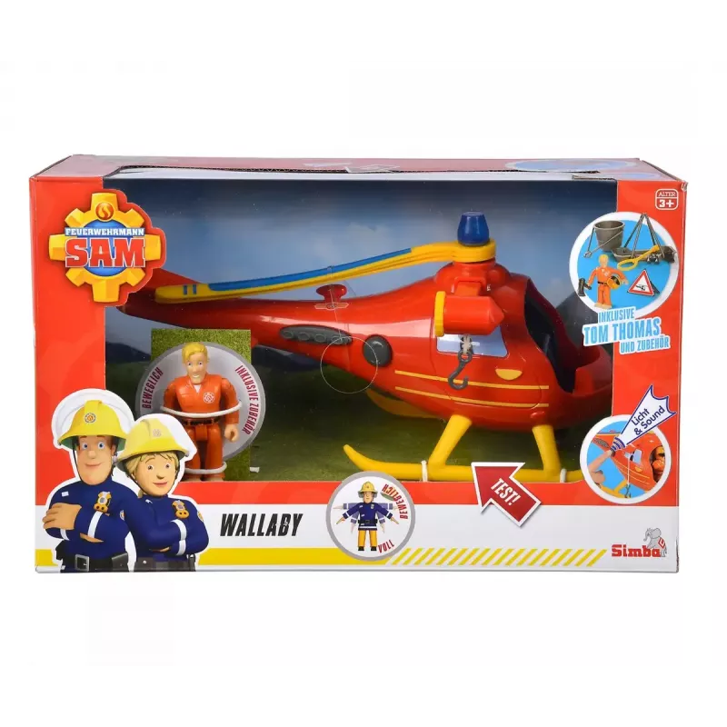 Helicopter Simba Toys 109252510 Fireman Sam pomarańczowy 3+