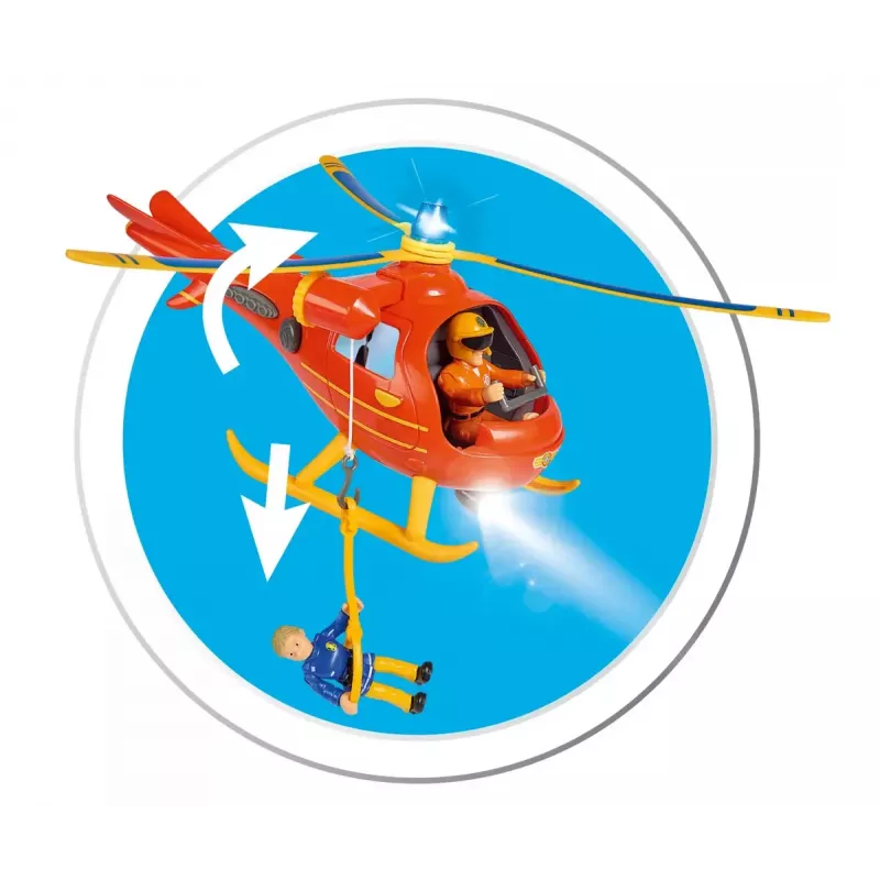 Helicopter Simba Toys 109252510 Fireman Sam pomarańczowy 3+
